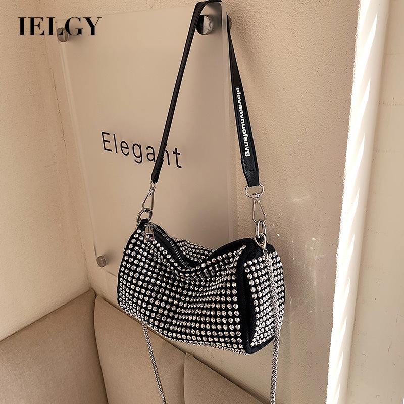 Túi đeo chéo IELGY đính đá thời trang dành cho nữ