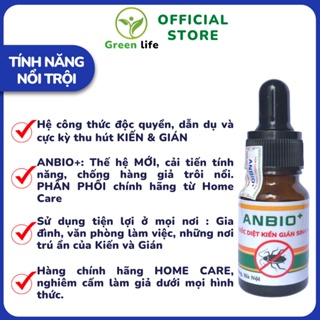 Thuốc Diệt Kiến Gián Sinh Học ANBIO+ Diệt Tận Gốc Kiến Đen, Kiến Lửa