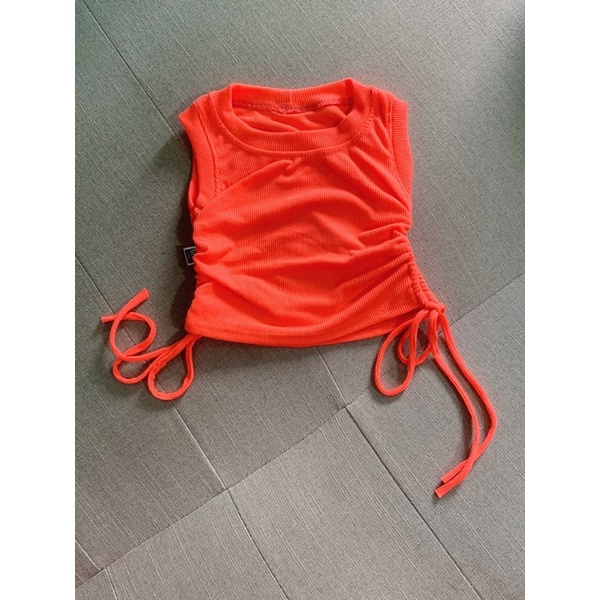 Áo ba lỗ rút eo cho bé
