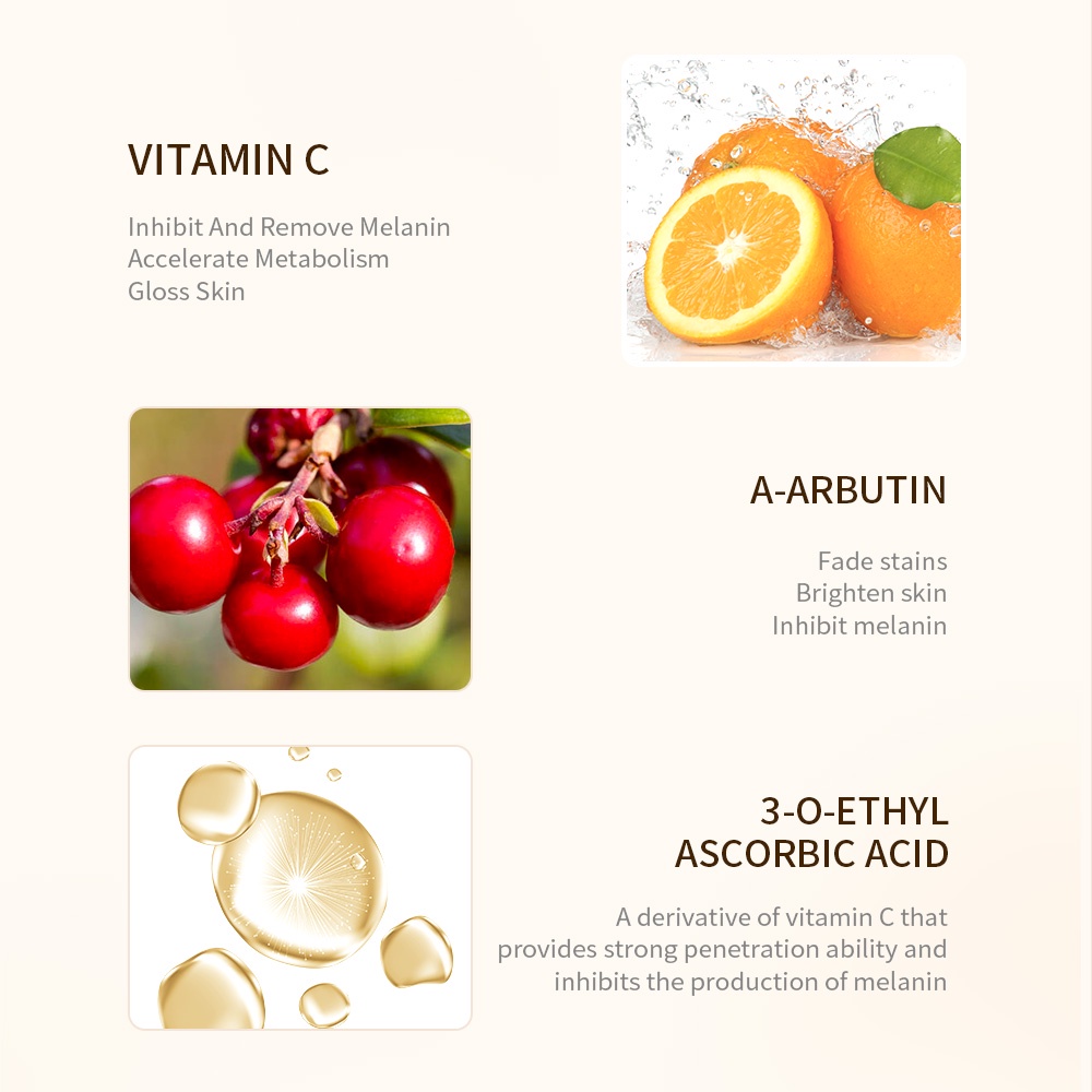 Bộ Sản Phẩm BREYLEE Gồm Serum Vitamin C + Kem Dưỡng Da Mắt + Kem Dưỡng Xóa Quầng Thâm Làm Trắng Và Dưỡng Da Hiệu Quả