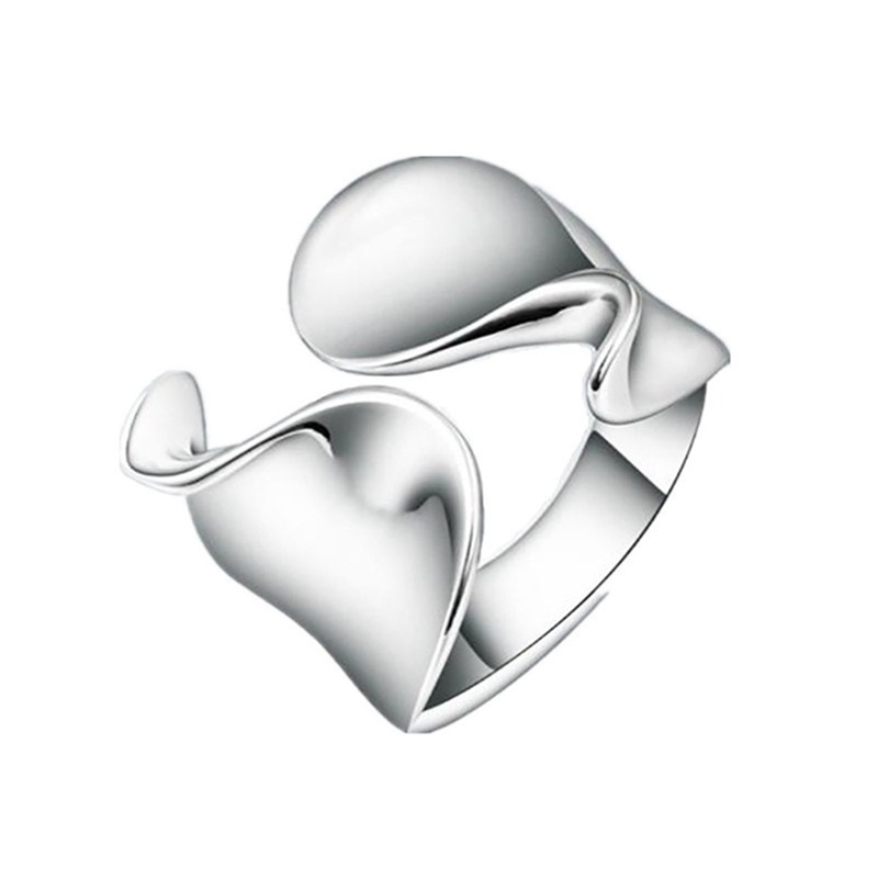 Nhẫn Hở Mạ Bạc Thiết Kế Độc Đáo Thời Trang Cho Nữ