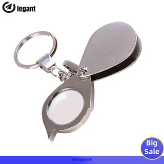 Móc khóa kính lúp phóng đại 15 lần