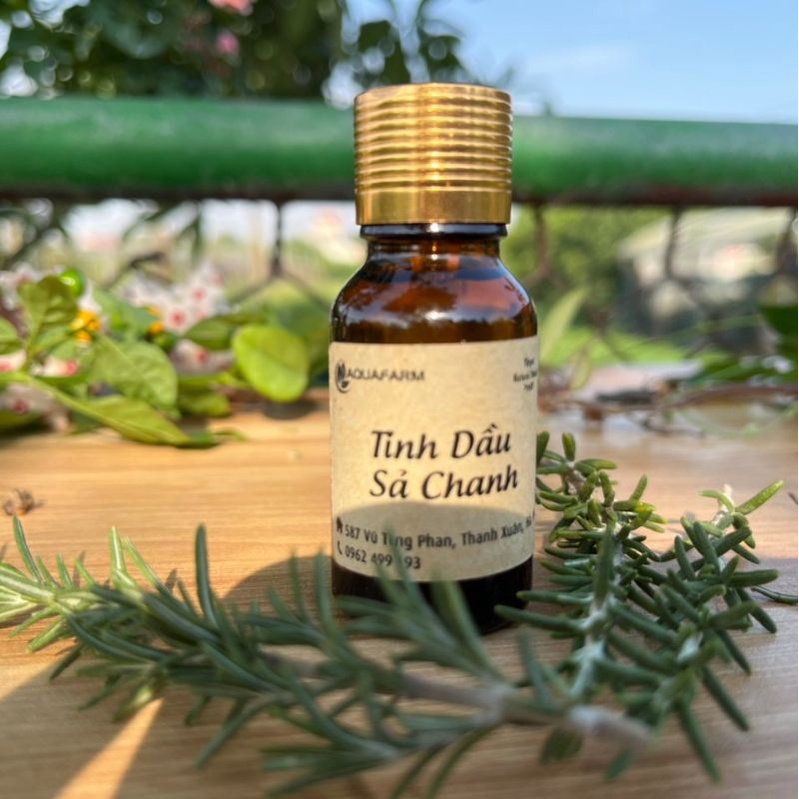 Tinh dầu sả chanh nguyên chất xông phòng, đuổi muỗi, sát khuẩn