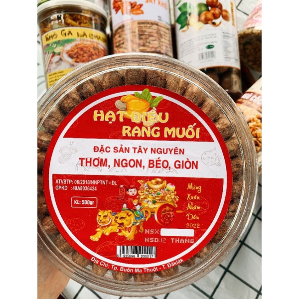 Hạt Điều lụa rang muối đặc biệt 500g
