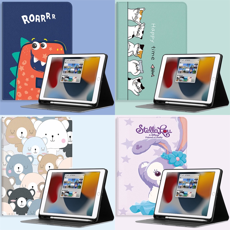 Ốp Máy Tính Bảng Có Khe Đựng Bút Cho ipad Air 5 / Air4 10.9 / 10.2 9th gen 8th gen / 6th gen 9.7 / A1893 / Pro 11 / Air2 9.7 / pro10.5 / Mini 654 8.3