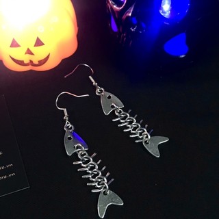 Khuyên tai halloween độc đáo thép không gỉ HÀNG NHƯ HÌNH