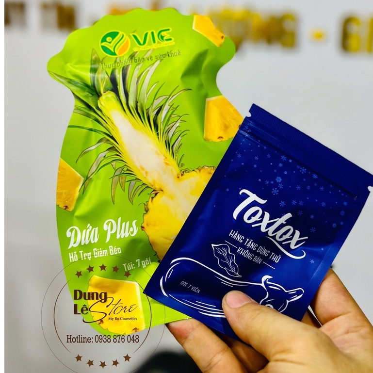 Kẹo dứa giảm cân túi 7 viên (7 vị)