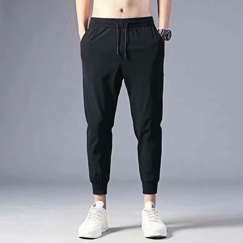 Quần jogger nam nữ trơn basic thun poly phong cách thể dục thể thao Zenkocs3 MEN QUAN 084