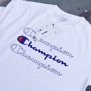 Áo thun champion 3lines xẻ tà - 100% Authentic