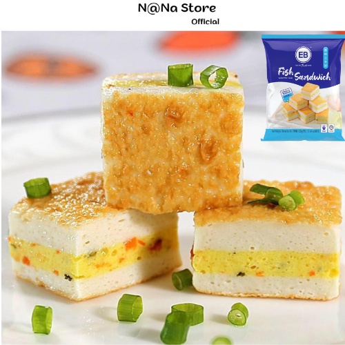 Viên thả lẩu sandwich cá EB nhập khẩu Malaysia siêu ngon