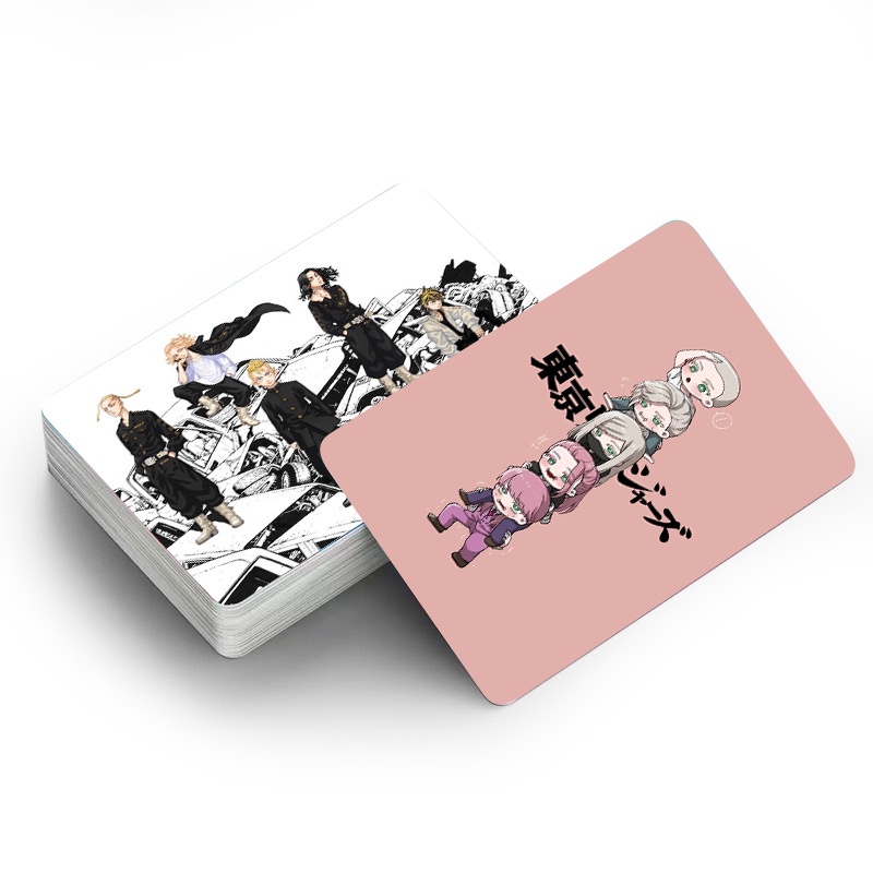 Hộp 30 Ảnh Thẻ Lomo Hai Mặt In Hình Anime Tokyo Revenges