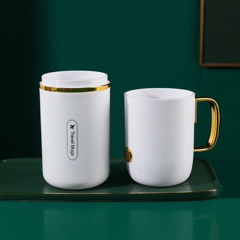 PVN53645 Hộp Đựng Bàn Chải Đánh Răng Mạ Vàng Phong Cách Mới Tiện Lợi Cho Cặp Đôi Giá Rẻ