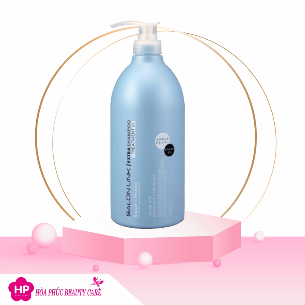 Dầu Gội Đầu Phục Hồi Tóc Salon Link Extra Treatment In Shampoo Dành Cho Tóc Uốn Nhuộm (Chai 1000ml)