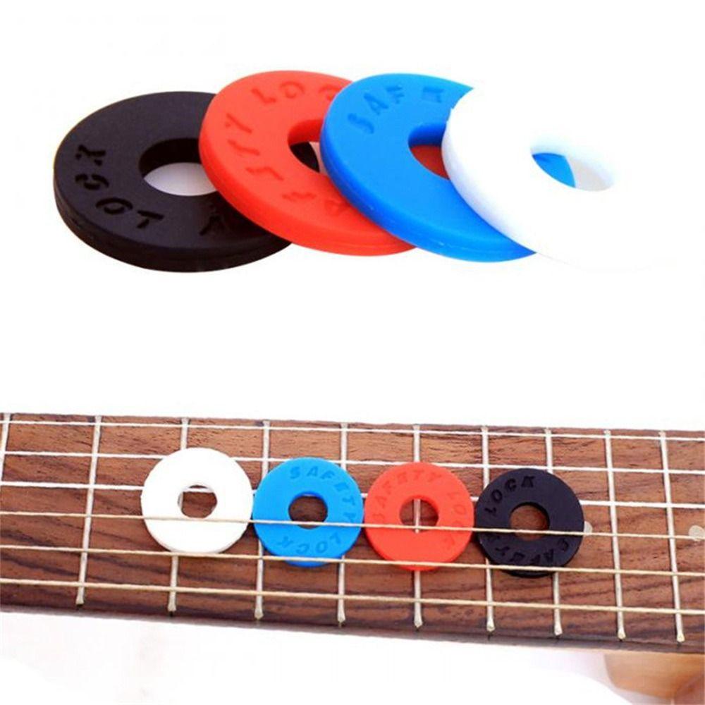 Bộ 10 Khóa Dây Đeo Đàn Guitar Điện Bằng Cao Su 25mm