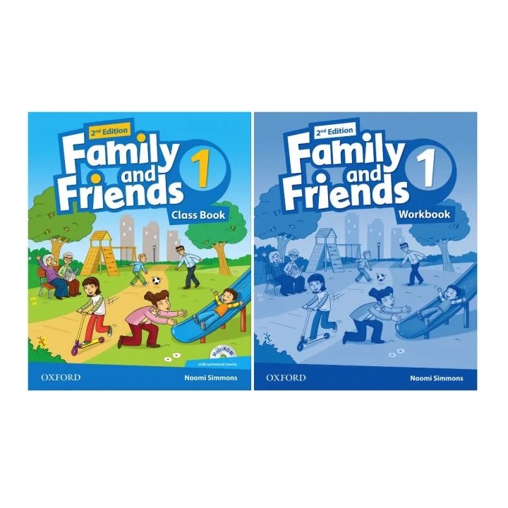 Sách - (Trọn Bộ 2 cuốn) Tiếng Anh- Family And Friends 1- 2nd Edition (WB - SB)