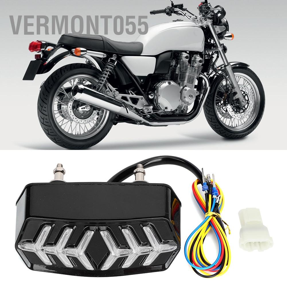 Có thể bán buôn Đèn hậu xe máy với đèn báo rẽ Phù hợp Honda MSX125 CBR650F CTX700 CTX700N Vermont055 Hàng giao ngay