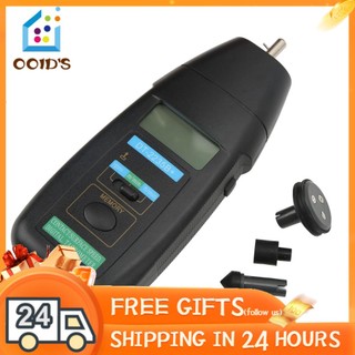 Ooidshop Digital Tachometer Measurement Automatic Memory Auto Ranging Speed Tester Meter