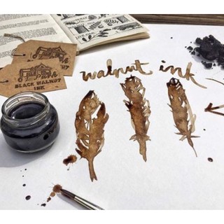 Mực Walnut Ink  dạng  tinh thể-  mực pha sẵn