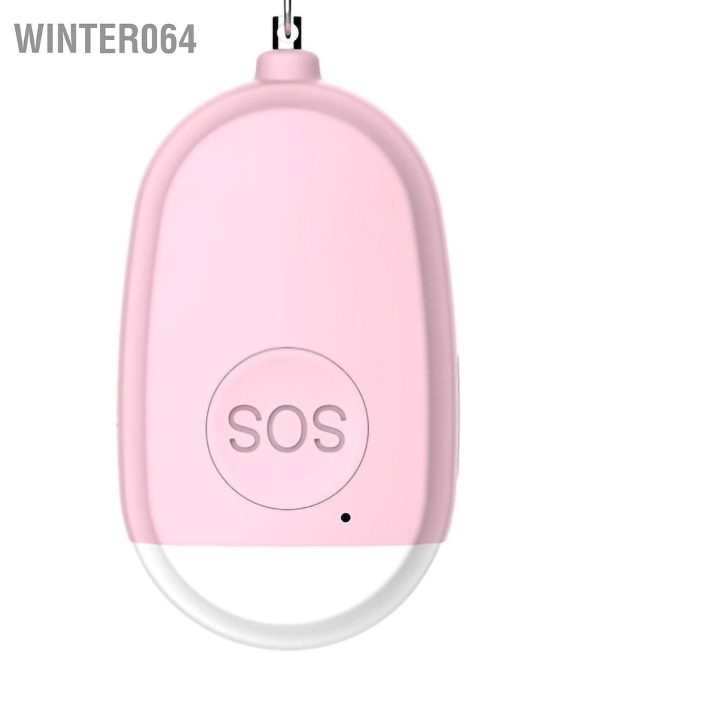 Chuông khóa báo động khẩn cấp Nhẫn kéo 130 DB Đèn sạc USB tự bảo vệ Báo cho bé gái Winter064