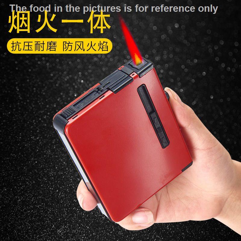 Hộp Đựng Thuốc Lá Chống Gió Tích Hợp Bật Lửa Tự Động Sáng Tạo