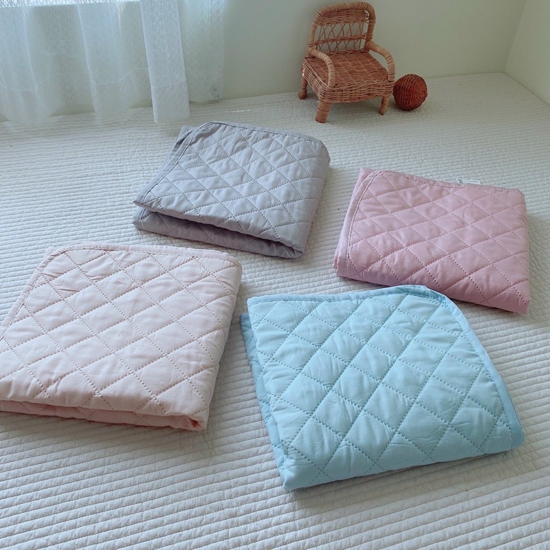 Lót chống thấm, Lót thay bỉm 60x120cm 100% cotton organic siêu thấm hút [ babyboo]