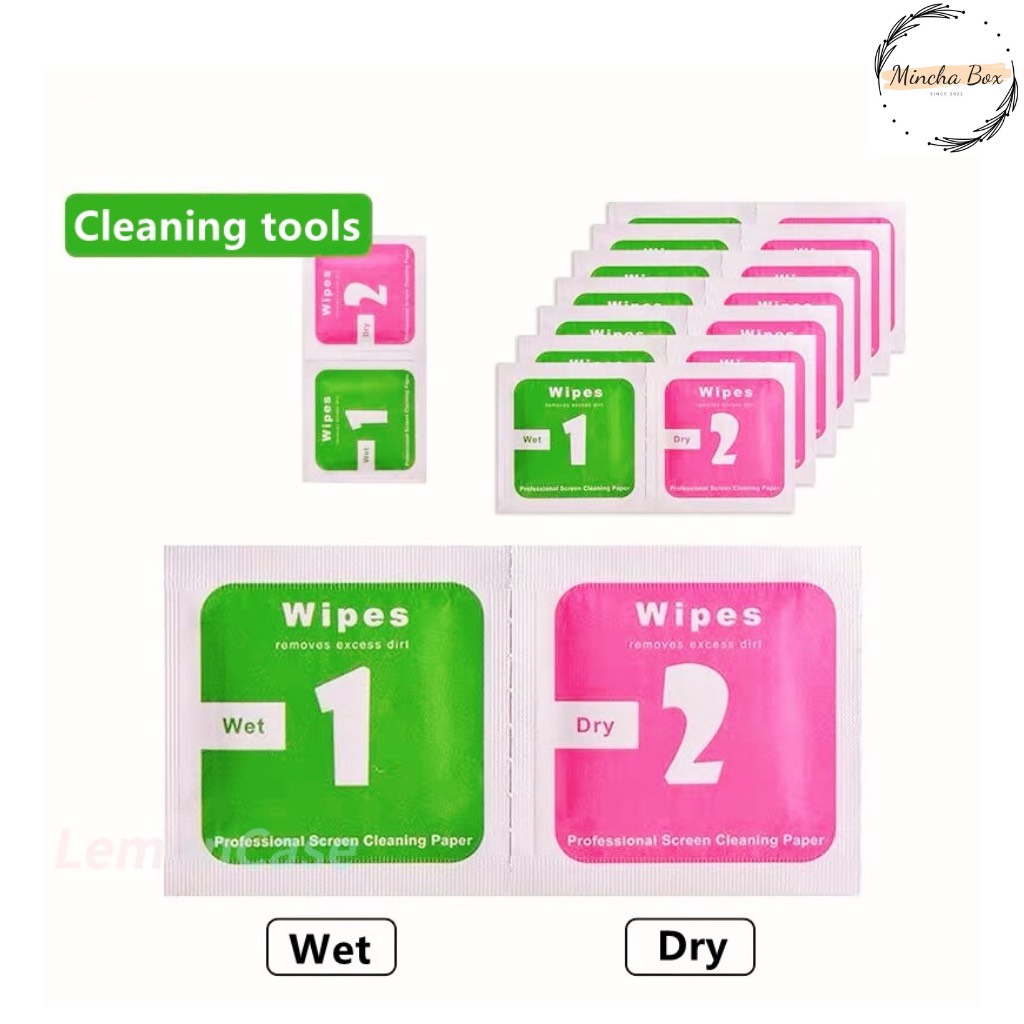 Giấy lau 1 2, Vệ sinh màn hình điện thoại, mắt kính, máy tính bảng, lens máy ảnh