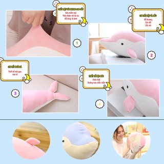 Gấu bông hình con cá heo siêu dễ thương