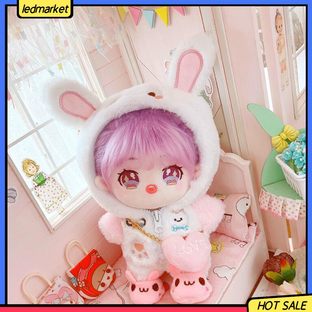 Gấu Bông Bộ Hai Giày Búp Bê Hình Thỏ Làm Việc Trang Trí Tinh Tế