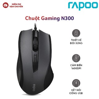 Chuột có dây rapoo n300 kết nối có dây cổng usb