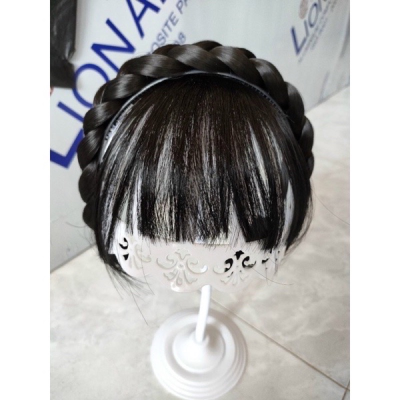 Tóc giả mái cái tết rít cute❤️-freeship