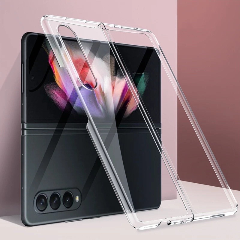 Ốp lưng Galaxy Z Fold 5,  Z Fold 4, Z Flip 4 nhựa cứng trong