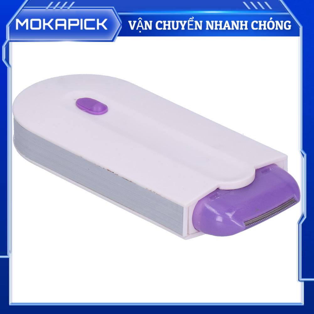 Mokapick Máy Cạo Lông Điện Gia Dụng Unisex USB Sạc Cảm Ứng Ánh Sáng Xanh Râu Không Đau Cho Nách Cánh Tay Chân #2