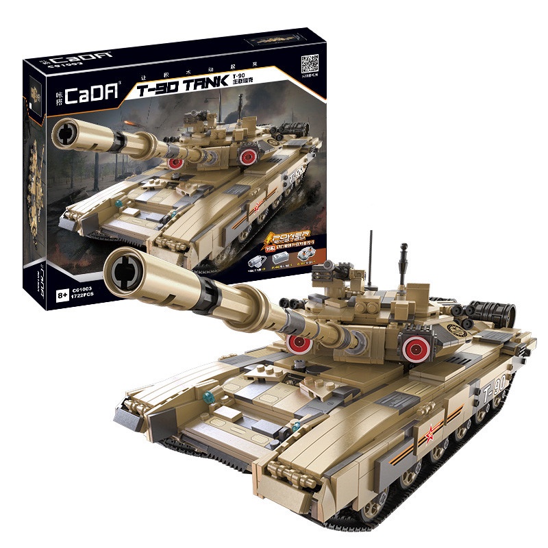 Đồ Chơi Mô Hình 3D Lắp Ráp CaDA Master Xe Tăng Chủ Lực T-90A C61003  1:35