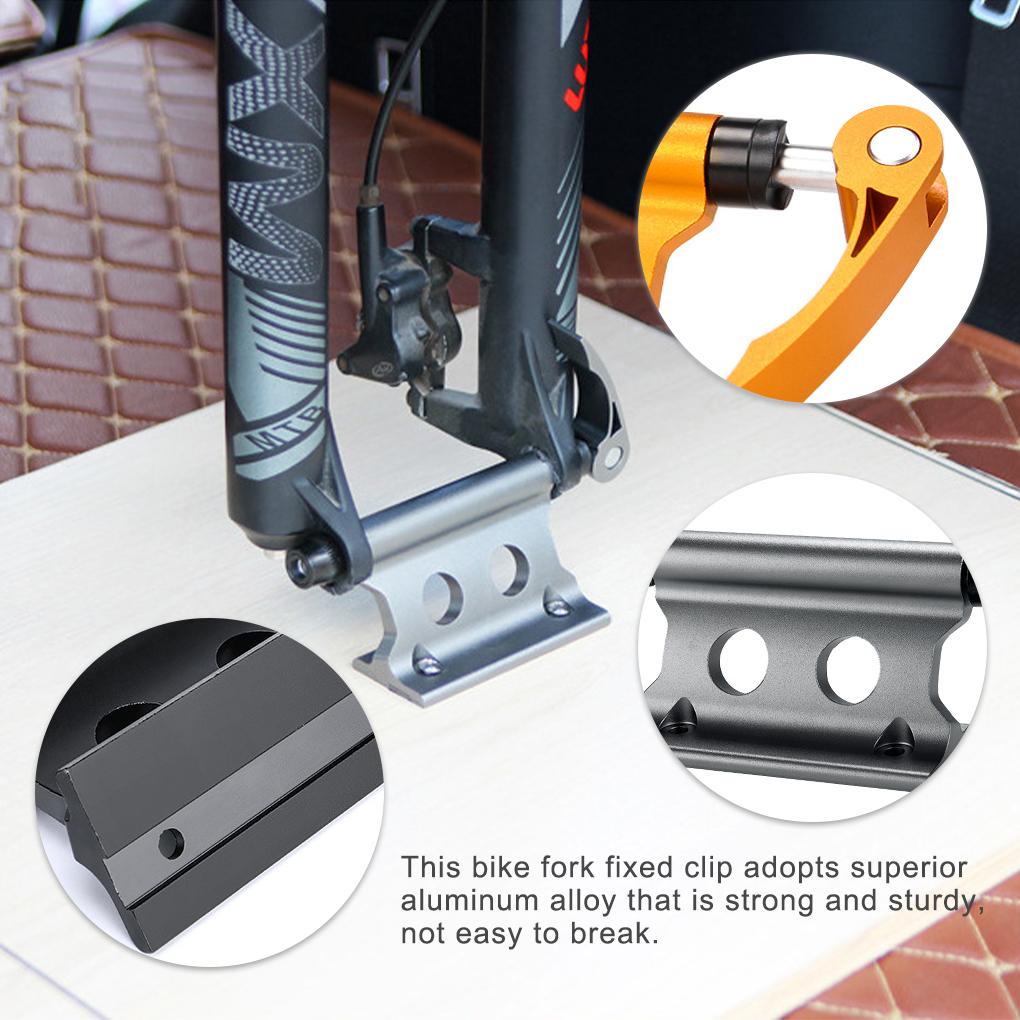 Kẹp Cố Định Phuộc Trước Bằng Hợp Kim Nhôm Tháo Lắp Nhanh Cho Xe Đạp