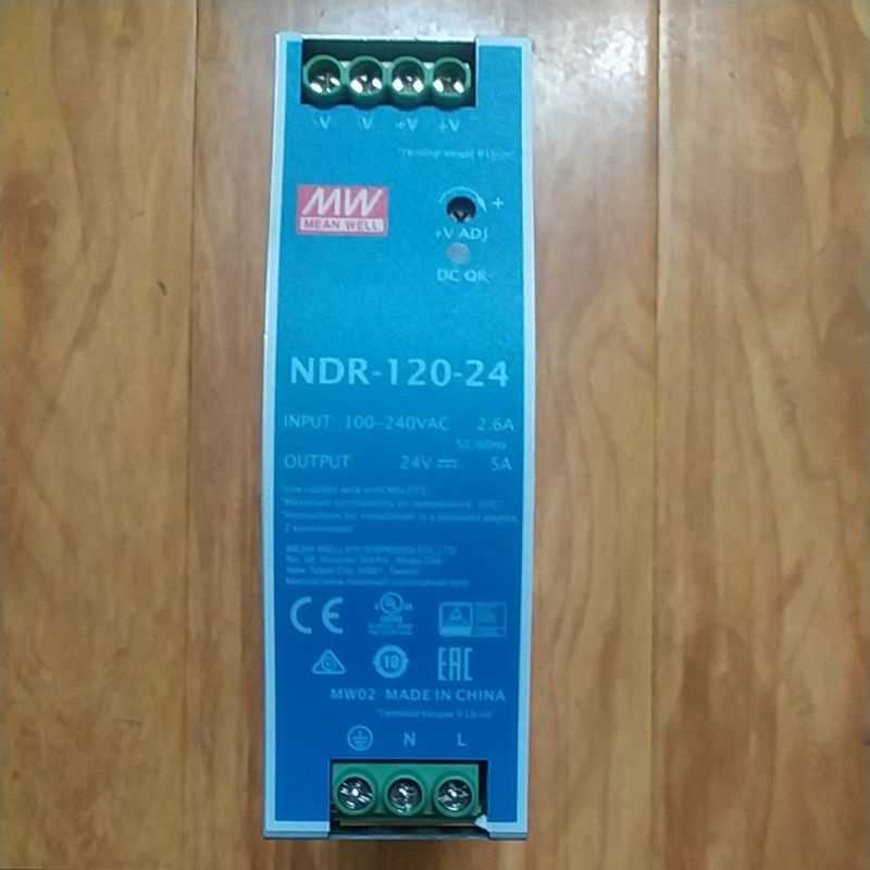 Nguồn cài ray Meanwell NDR-120-24 24V-5A NDR-240-24 24V-10A 24V-20A.