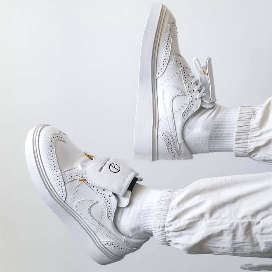 Giày thể thao AF1 LV Xanh Trắng + Các Màu  Giầy Air Force 1 Low KWONDO1 X FEACEMINUSONE nam nữ fullboxbill