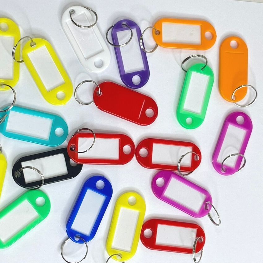 Thẻ Ghi Nhớ Nhãn Tag Name Ghi Chú Vali Móc Chìa Khoá, Đánh Dấu Số Phòng Nhiều Màu Sử Dụng Lại Nhiều Lần BENRI SHOP