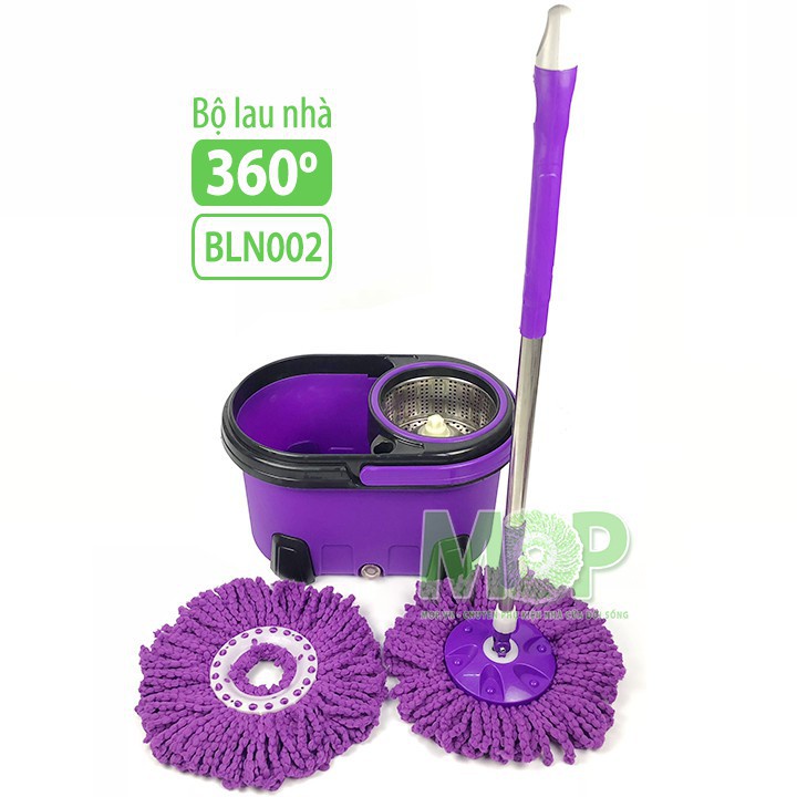 ⛔FREESHIP+⛔ Bộ lau nhà 360 độ (ĐẮT - TẶNG 1 BÔNG LAU - GHTK)