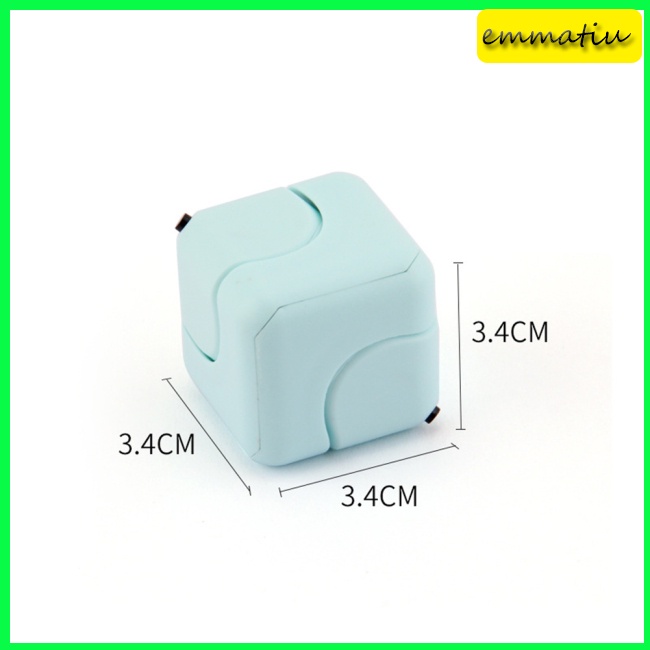Hàng Sẵn Sàng!! Con Quay Đồ Chơi Fidget Spinner HìNh KhốI Vuông NhiềU MàU SắC GiúP GiảM Stress