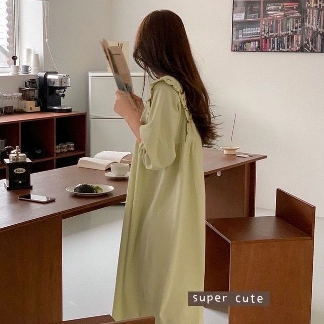 Bán Chạy#Đầm Ngủ Kiểu Pháp Thiết Kế Đơn Giản Xinh Xắn Cho Nữ