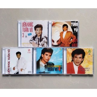 Bộ 5 cd liên khúc Tuấn Vũ phono