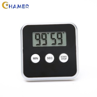 CHAMER- ~Electronic timer Digital LCD  timer kitchen timer kitchen clock stopwatch【CHAMER-Home】
