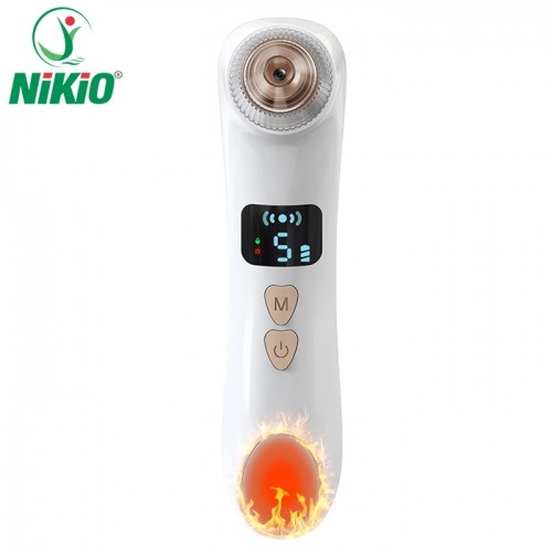 Máy hút mụn đầu đen kết hợp đầu tạo nhiệt nóng Nikio NK-220 - 6 đầu hút | OKbuy