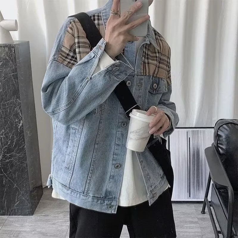 Áo Khoác denim Tay Dài Thời Trang Dành Cho Nam