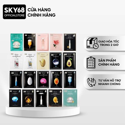 Combo 5 Mặt Nạ Cấp Ẩm, Dưỡng Trắng, Phục Hồi Da, Chăm Sóc Da Toàn Diện JM solution Mask 30ml x 5