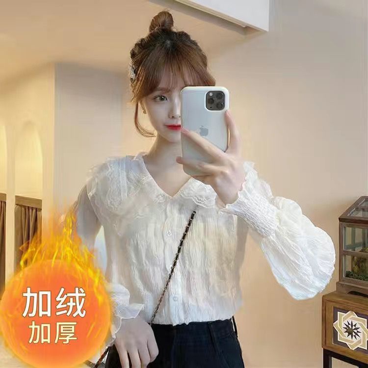 Áo Sơ Mi Chiffon Dáng Ôm Phong Cách Hàn Quốc Thời Trang Cho Nữ 7223