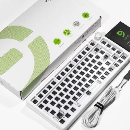 KIT bàn phím cơ custom Fuhlen H75S 3-Mode / Gaske / Hotswap / Mạch xuôi - Hàng chính hãng