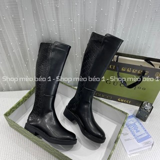 Bốt boot gc sole vân chìm mũi tròn gót thấp fullbox