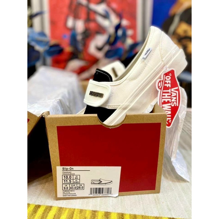Giày thể thao nam nữ Vans F.O.G Black and White hot trend 2022, hàng đẹp mẫu mới lót da