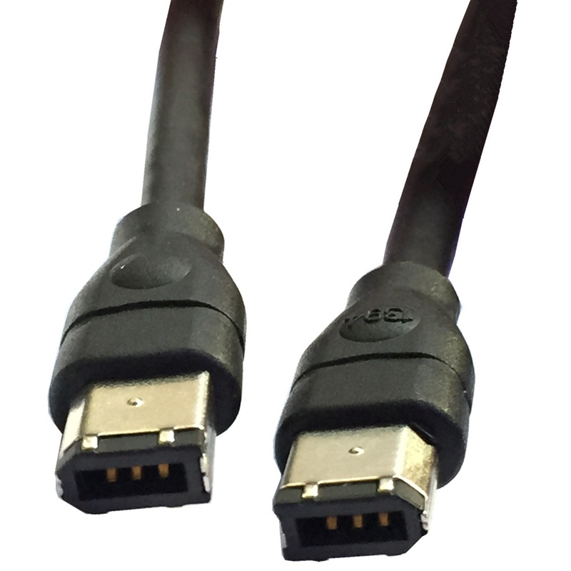 Cáp Chuyển Đổi IEEE 1394 Firewire 400 Sang Firewire 400 6 Pin / 6 Pin Male - 10 FT Màu Đen